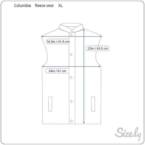 Columbia tailored mock neck full zip secure pockets charcoal gray fleece vest XL - Picture 3 of 7